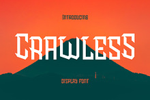Crawless - Display Font