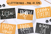 Halloween BUNDLE + 150 ELEMENTS!, an Illustration by Andrea De Oliveira (Thumbnail 8 of 12)