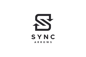 Sync Arrows - S Logo