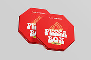 Pizza Box Mockup, a Packaging Mockup by Budogol Studio (Thumbnail 2 of 4)