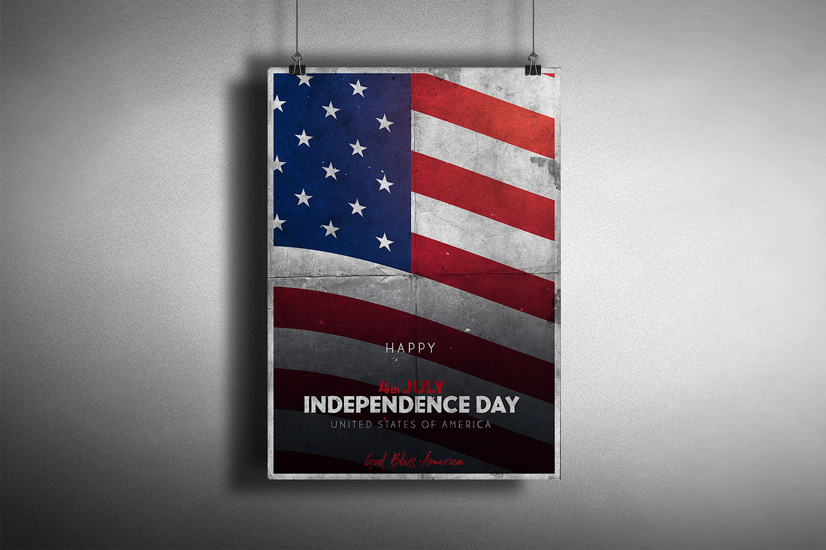 4th July Posters. Independence Day, a Flyer Template by Leo Edition (Photo 5 of 6)