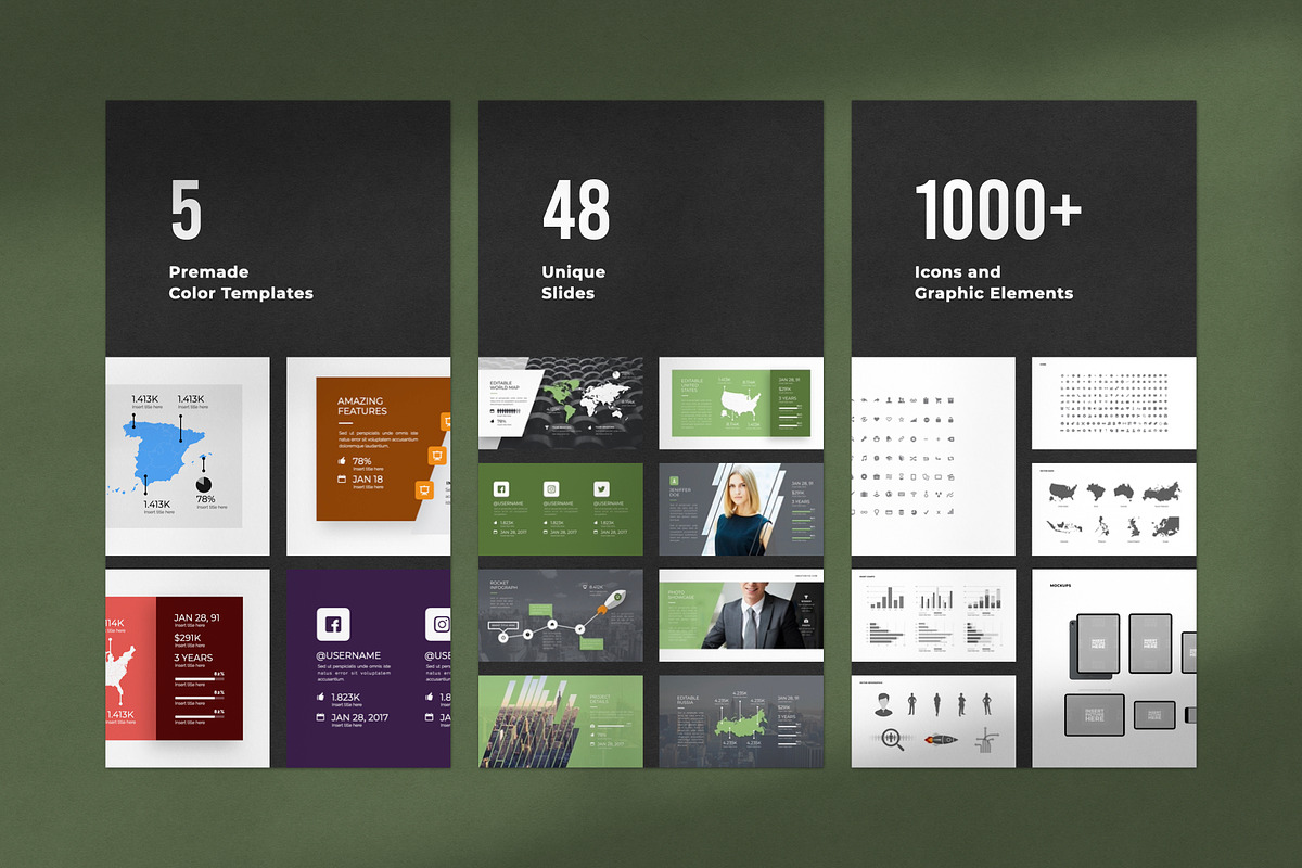 Revenue PowerPoint Template, a Presentation Template by Creathrive Design (Photo 2 of 6)