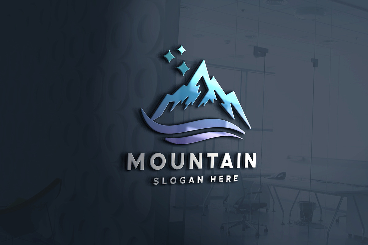 Nature Mountain Environment Logo, a Branding & Logo Template by Design_Planet (Photo 2 of 5)