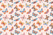 Decorative butterflies pattern, an Illustration by Cmeree (Thumbnail 2 of 2)