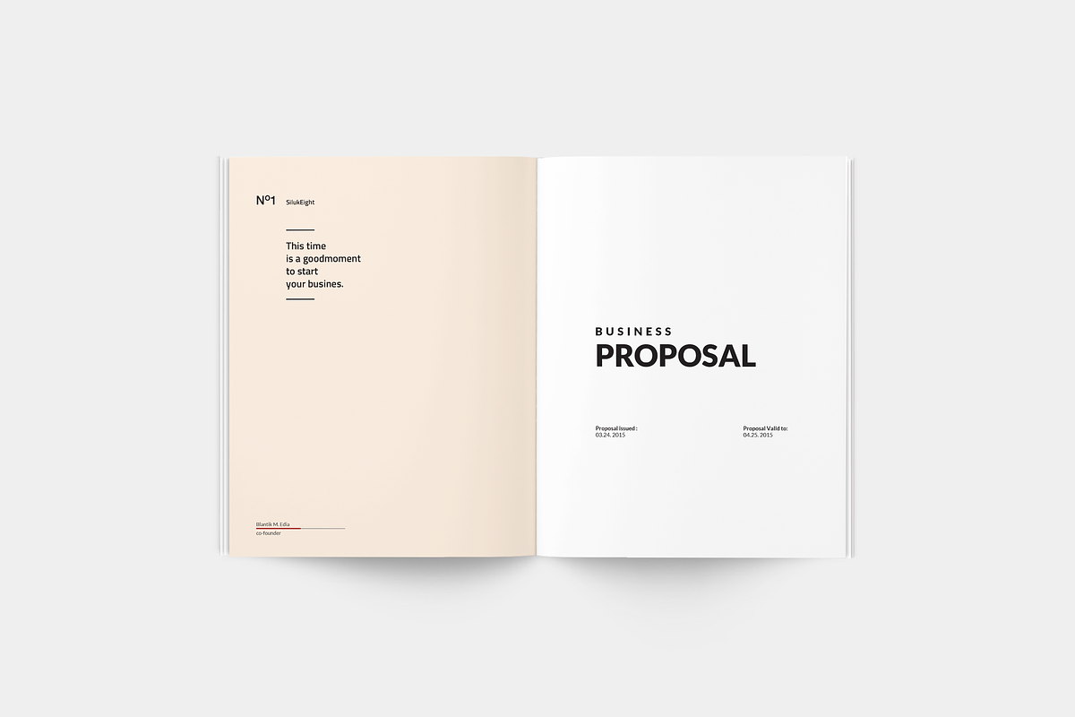 Business Proposal, a Brochure Template by silukEight (Photo 2 of 9)