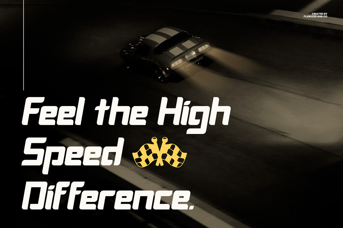 Flerix - Racing Sport Display Font, a Font by Flawless And Co (Photo 7 of 10)