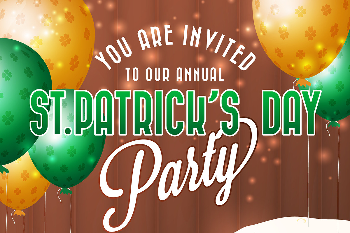 St Patrick Day Party Invitation, an Invitation Template by Raftel (Photo 2 of 2)