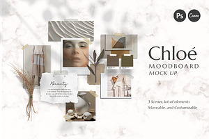 PS & Canva Chloe Moodboard Mockup