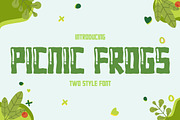 PICNIC FROGS, a Font by BringTypeStudio (Thumbnail 1 of 6)