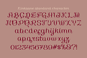 Kinksane Classic Script, a Script Font by madeDeduk (Thumbnail 3 of 10)
