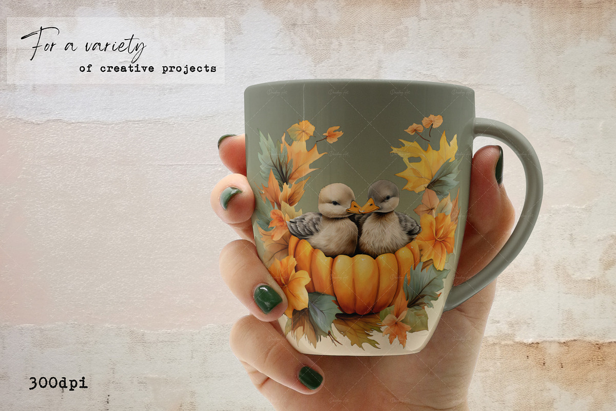 Watercolor Autumn | Fall Animals, a Seasonal Illustration by Dazzling Art Boutique (Photo 10 of 11)