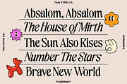 TAN-FAIRMONT DUO FONT, a Serif Font by TanType (Thumbnail 5 of 10)