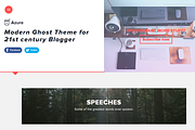 Azure - Modern Ghost Theme, a Websites & App Template by Pozi Design (Thumbnail 9 of 9)