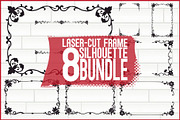 Elegant Border Silhouette Set, an Illustration by musafir_fashion (Thumbnail 1 of 9)
