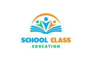 Happy People Book School Logo, a Branding & Logo Template by ika trisiana