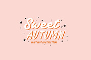 Sweet Autumn Font Duo, a Script Font by etigletters (Thumbnail 1 of 7)