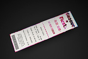 Multipurpose Vertical Event Ticket, an Invitation Template by Konakchiev (Thumbnail 2 of 3)