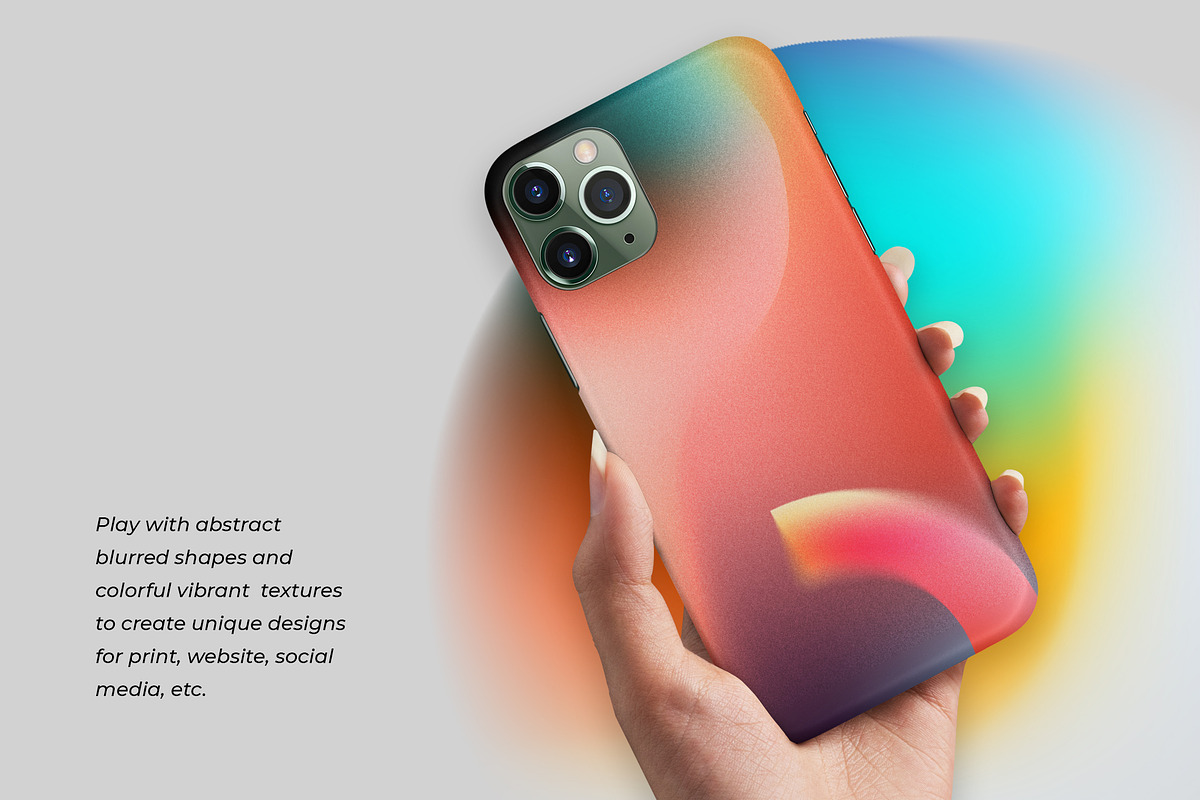 GRAINY Gradient Collection & Shapes, a Texture Graphic by VitalexStudio (Photo 3 of 11)