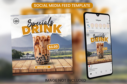 Specials Drink Template Design