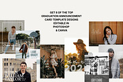 Graduation Card Templates Bundle, an Invitation Template by Laurie Cosgrove Design (Thumbnail 10 of 10)