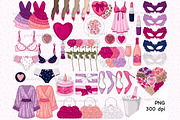Date Night Cliparts, a Seasonal Illustration by GlamArtZhanna (Thumbnail 2 of 3)