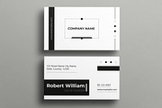 Minimal Business Card Template, a Business Card Template by MightyDesign (Thumbnail 1 of 6)