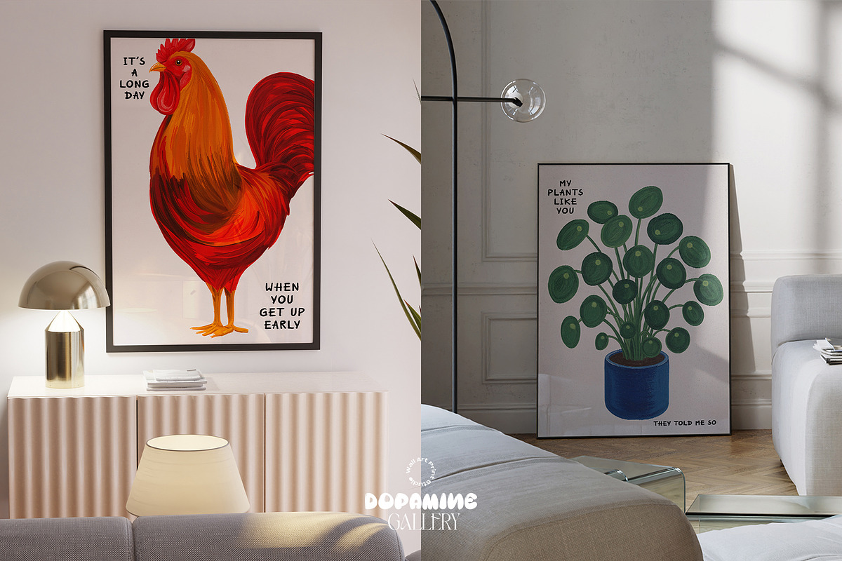 Dopamine Gallery – 100 Poster Bundle, a Graphic by Wall Art Print Studio (Photo 49 of 55)