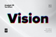 Anaglyph 3D Text Effect Mockup, a Layer Style Add-On by Creative Veila (Thumbnail 6 of 7)