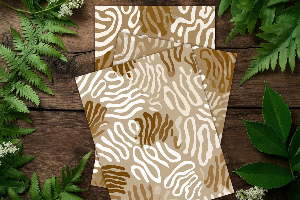 Desert Whisper Pattern Digital Paper, a Background Graphic by V Design Creator (Photo 12 of 12)