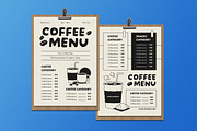 Cream Indie Coffee Cafe Menu, a Flyer Template by Aiyari Graphic (Thumbnail 1 of 3)