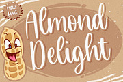 Almond Delight - Handwritten Font, a Script Font by Balpirick Studio (Thumbnail 1 of 7)