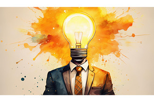 Surreal illustration of a man in a, an Abstract Photo by Igor Tichonow