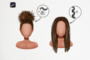 Procreate curly hair brushes, a Brushes & More by KsTumanova (Thumbnail 2 of 4)