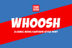 Whoosh! Comic Book/Cartoon Font