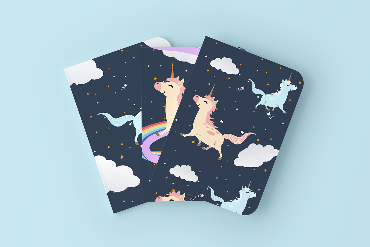 Legendary Unicorn Seamless Patterns, a Pattern Graphic by Dz Akali (Photo 1 of 7)