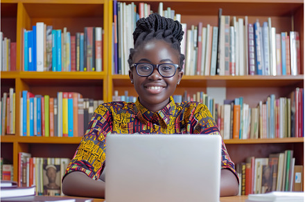 African Teen Girl Studying in, a School & Education Photo by Lermont51