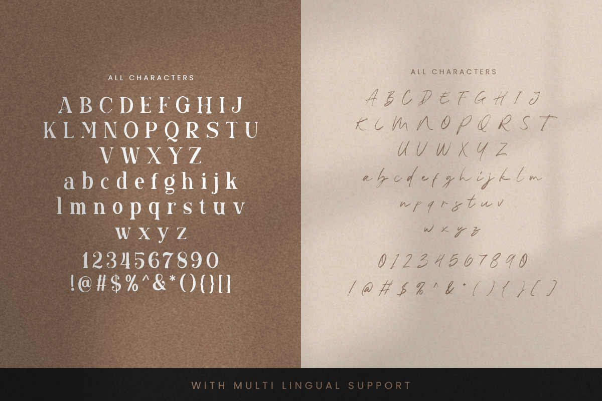 Love Struck - Hand Craft Font Duo, a Serif Font by Letterhend Studio (Photo 5 of 9)