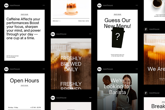 Coffee Shop Social Media Kit | Canva preview 7