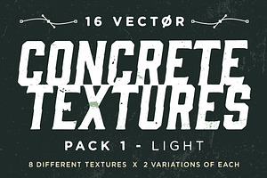 Vector Concrete Textures | Pack 1