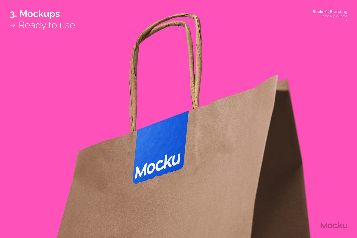 Sticker's Branding Mockup Bundle, a Packaging Mockup by Mocku (Photo 14 of 25)