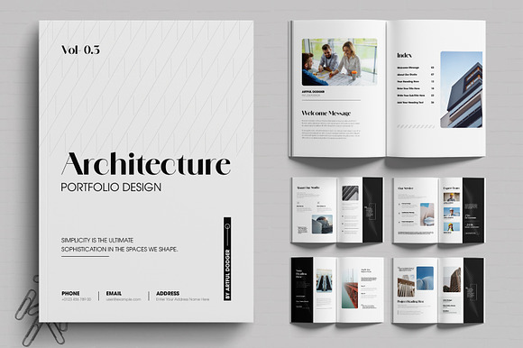 Modernist Architectural Portfolio preview 7