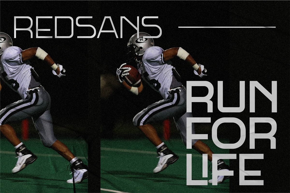 Redsans, a Sans Serif Font by 24Design Studios (Photo 2 of 6)