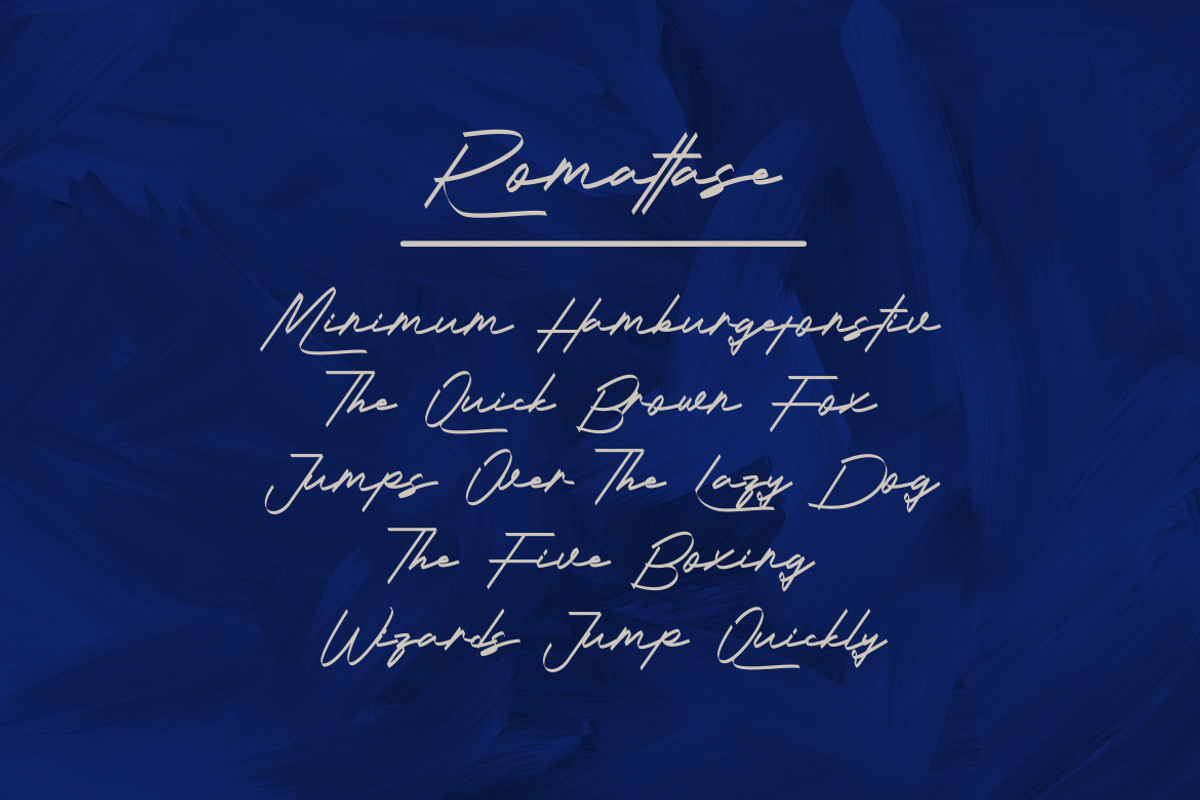Romattase Font, a Handwritten Font by albert_kalingga (Photo 3 of 5)