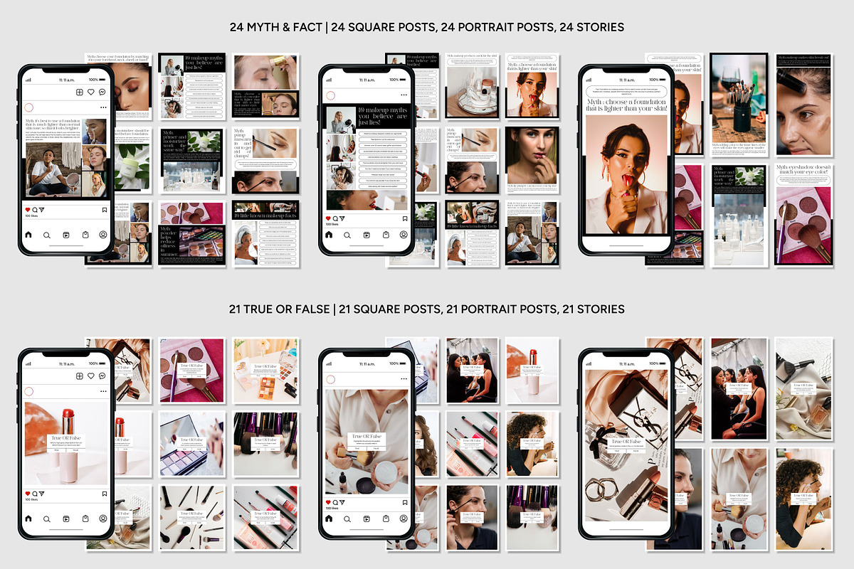 Makeup Instagram Template, a Social Media Template by Kalubuak (Photo 8 of 10)