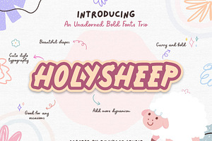 Holysheep | An Unadorned Bold Fonts