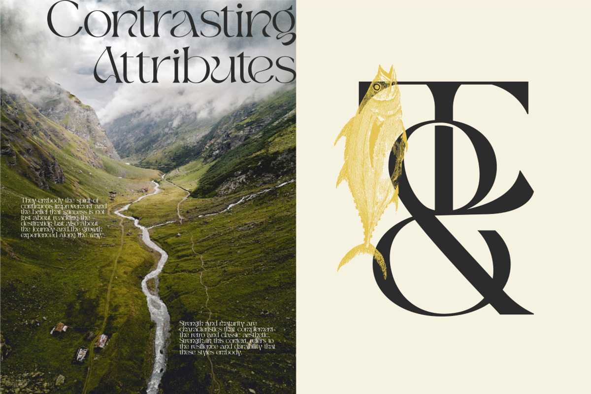 Qugen Luxury Serif Font, a Serif Font by Catalystco Studio (Photo 6 of 7)