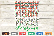 Merry Merry Christmas T-Shirt Design, a Graphic by Vector Portal (Thumbnail 3 of 6)