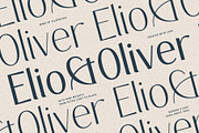 Elio & Oliver - Elegant Sans Serif, a Sans Serif Font by SilverStag Type Foundry (Thumbnail 1 of 17)