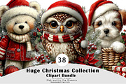 Huge Christmas Clipart Collection, a Seasonal Illustration by CreationArt (Thumbnail 1 of 5)