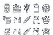 Bundles Farmers Pantry Vector Icons, an Outline Icon by adenpinkstore (Thumbnail 1 of 13)